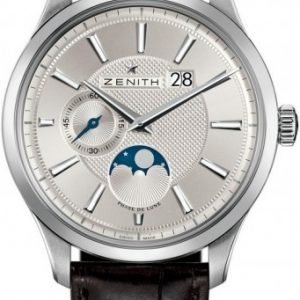 Zenith Captain 03.2140.691-02.C498 Kello Hopea / Nahka