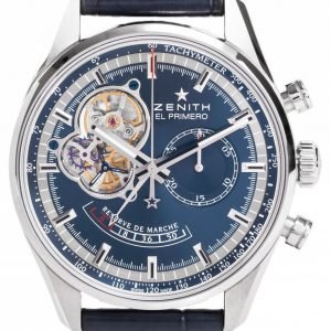 Zenith El Primero 03.2085.4021-51.C700 Kello Sininen / Nahka