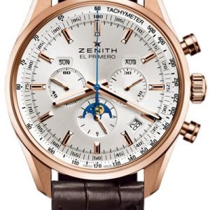 Zenith El Primero 18.2091.410-01.C494 Kello Hopea / Nahka