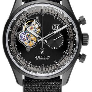 Zenith El Primero 24.2160.4068-21.R573 Kello Musta / Kumi