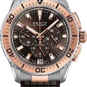 Zenith El Primero 51.2061.405-75.R516 Kello Ruskea / Kumi