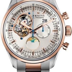 Zenith El Primero 51.2160.4047-01.M2160 Kello Hopea / Teräs